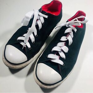 CTAS Converse Women’s Black/Red Canvas Sneakers Junior Size 6 (EUR 38.5)